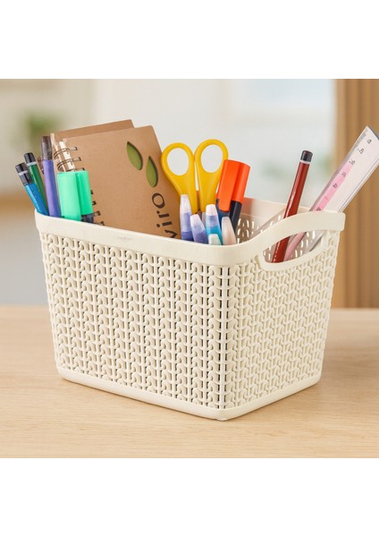 Örgü Desenli 3,3 Litre Çok Amaçlı Sepet – Bpa’sız, Dayanıklı, Şık ve Pratik Tasarım - 21X16X13,8 cm fiyatları