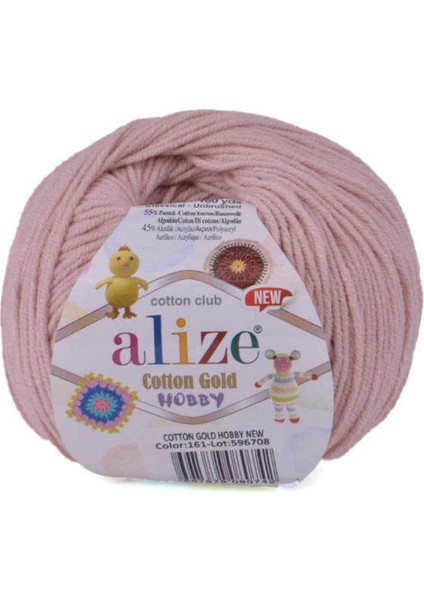 Cotton Gold Hobby New 161 Pudra
