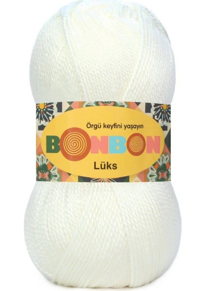 Bonbon Lüks Açık Krem 98594 Patik Ipi 100GR