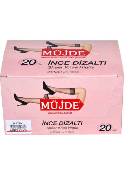 Müjde Ince Dizaltı 20 Den 57 fiyatları