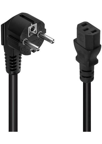 G-513B 3x0.75 mm C7 Bilgisayar 1.5 Metre Power Kablosu (Poşetli)