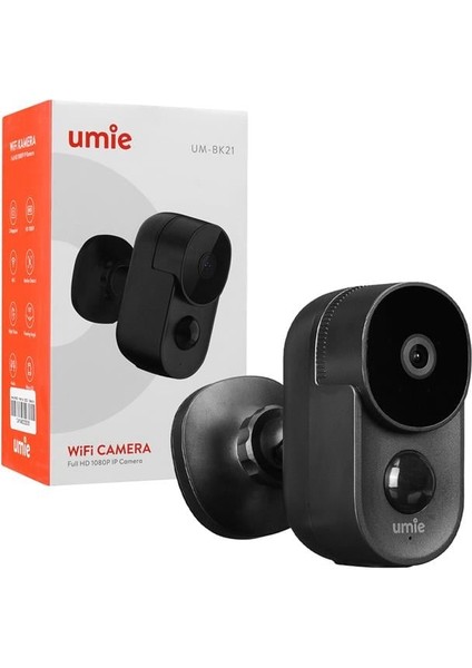 Umıe 2mp Iki Yönlü Ses Tf Kart Kablosuz Tuya Destekli Akıllı Ip Kamera 6700 Mah Bataryalı (UM-BK21 Siyah) modelleri