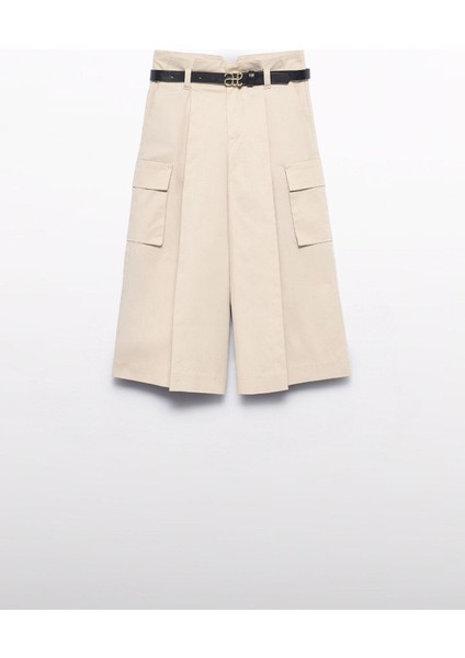 Mayoral Abel&lula Kız Çocuk Kemerli Geniş Paça Pantolon modelleri