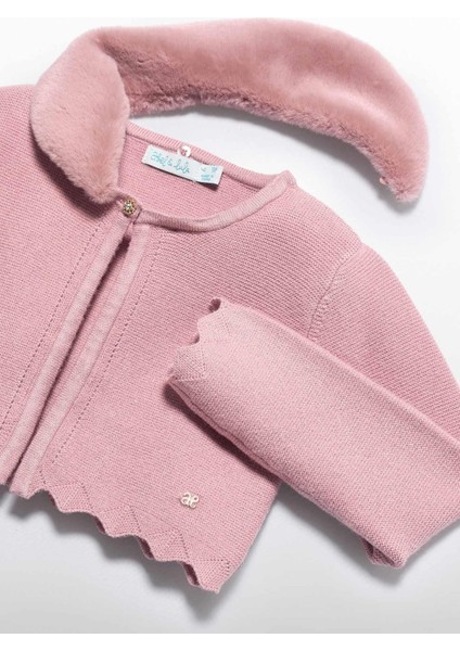 Mayoral Abel&lula Kız Çocuk Kürk Yakalı Triko Hırka fırsatları