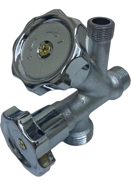 Dual Çiftli Çatallı Çamaşır Makinesi Ara Taharet Musluk Ara Musluk ( Lisinya ) modelleri