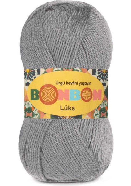 Bonbon Lüks Patik Ipi 100 Gr. 1 Adet 98242 Koyu Gri