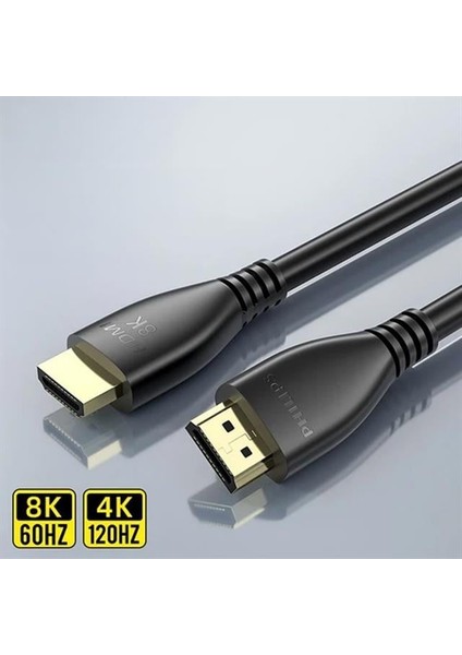 1 Metre 8K-60HZ 4K-120HZ V2.1 HDMI Görüntü Kablosu (SWV7250/93-T-1.0) fiyatları