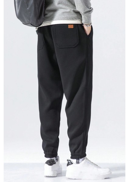 Genıus Store Erkek Eşofman Içi Polarlı Bağcıklı Bel Jogger Spor Eşofman Altı SPOR-ESF001 fırsatları