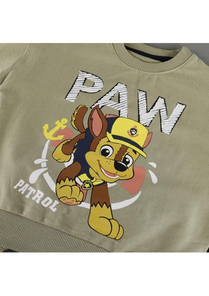 Küçük Köpek Baskı Detaylı Bebek Çocuk 2'li Unisex Takım modelleri