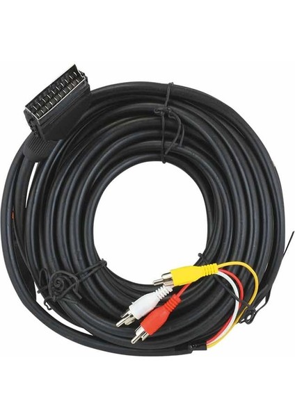 Scart 3rca 10 Metre Kablo
