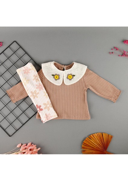 Fisto Yakalı Taytlı 2'li Mevsimlik Kız Takım indirimleri