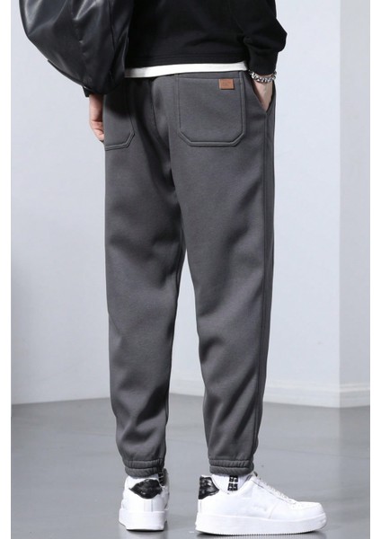 Genıus Store Erkek Eşofman Içi Polarlı Bağcıklı Bel Jogger Spor Eşofman Altı SPOR-ESF001 fırsatları