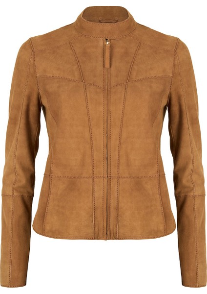 Kadın Taba Süet Ceket
