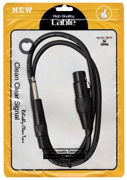 LD379 Xlr Canon Dişi - 6.3 mm Mono Erkek 1 Metre Kablo fiyatları