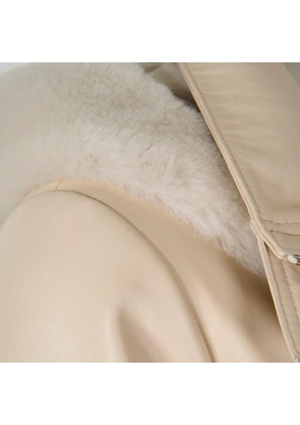 Millan Bej Kadın Kaban