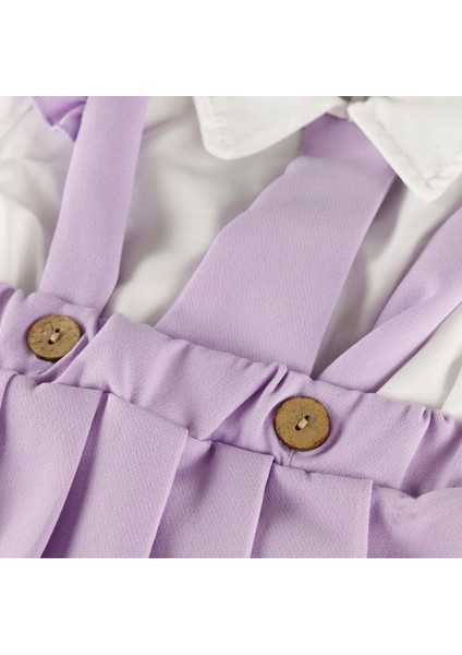 Gömlek Yaka Kravatlı Jile 2'li Kız Takım fiyatları