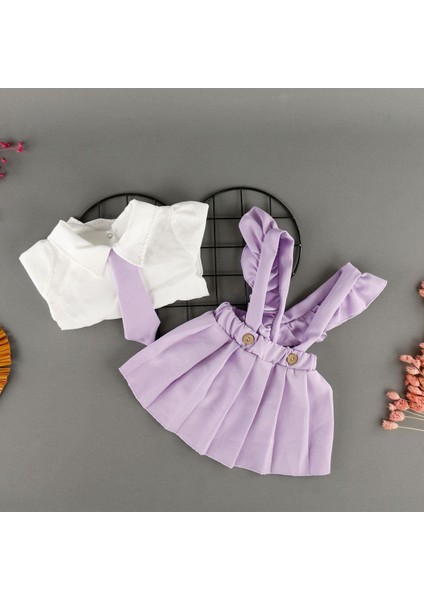 Gömlek Yaka Kravatlı Jile 2'li Kız Takım fırsatları