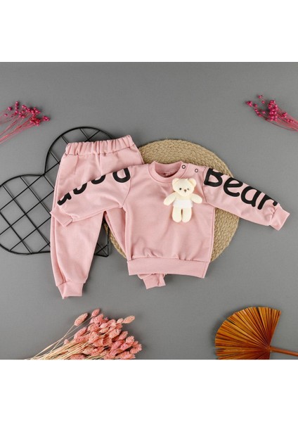 Ayıcık Detaylı Mevsimlik 2'li Unisex Takım