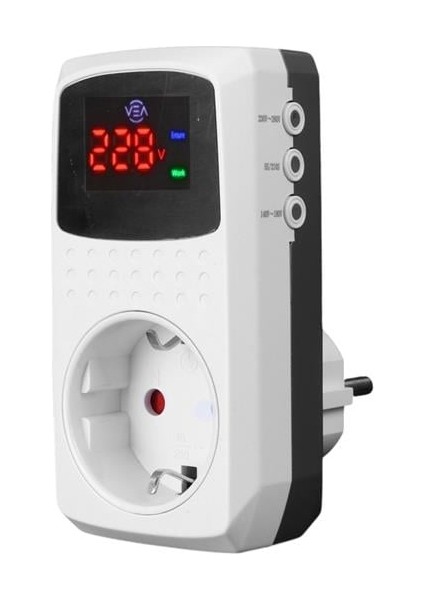 VE-22393 15A 3520W Göstergeli Akım Korumalı Priz Aşırı Yüksek Gerilim