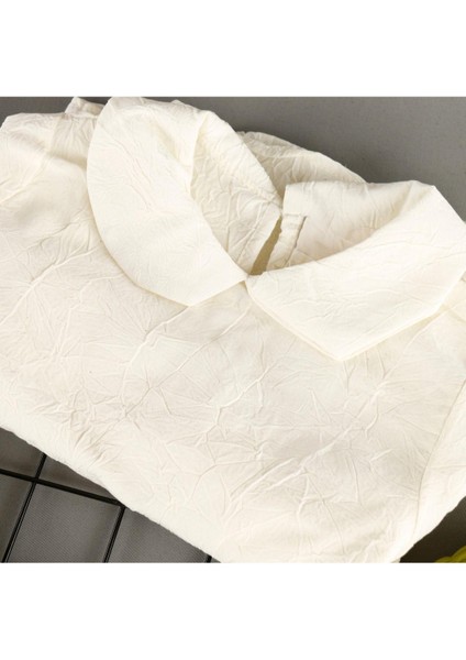 Deri Görünümlü Bebek Yaka 3'lü Kız Takım indirimleri