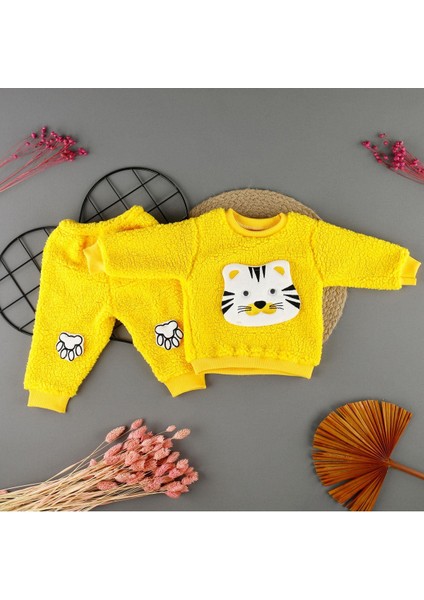 Kedi Detaylı Welsoft 2'li Unisex Takım