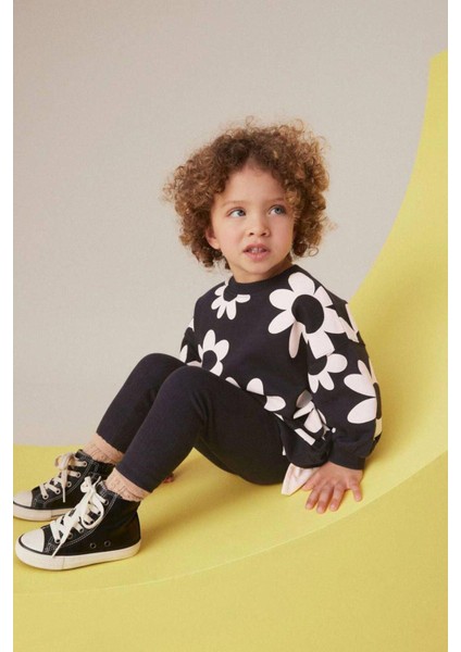 Papatya Detaylı Taytlı 2'li Kız Takım fiyatları