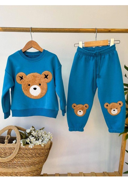 Ayıcık Detaylı Bebek Çocuk 2'li Unisex Takım fiyatları