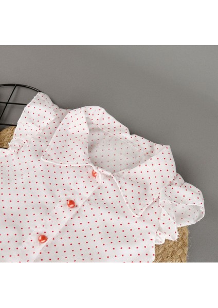 Puantiye Fiyonk Detaylı 2'li Kız Takım indirimleri