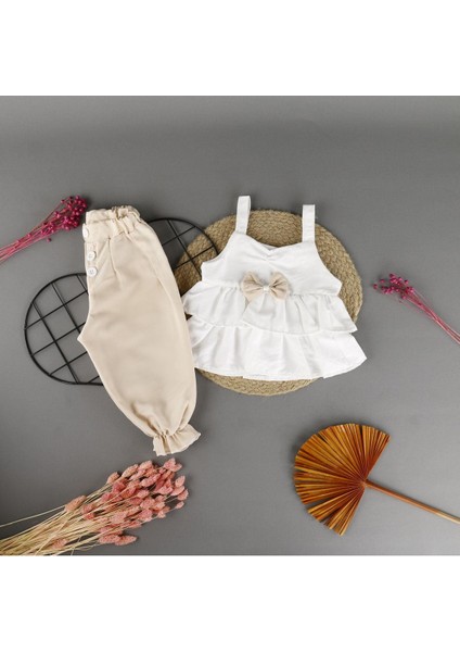 Askılı Fiyonklu 2'li Kız Takım modelleri