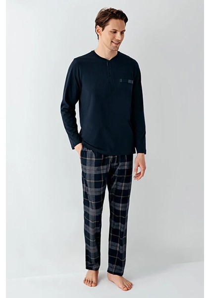 Uzun Kol Erkek Pijama Takım 3507