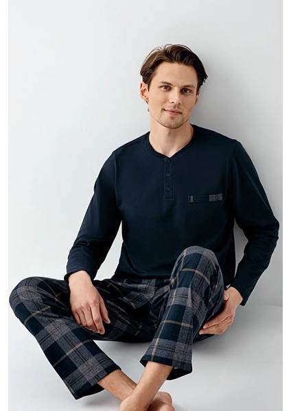 Uzun Kol Erkek Pijama Takım 3507 fiyatları