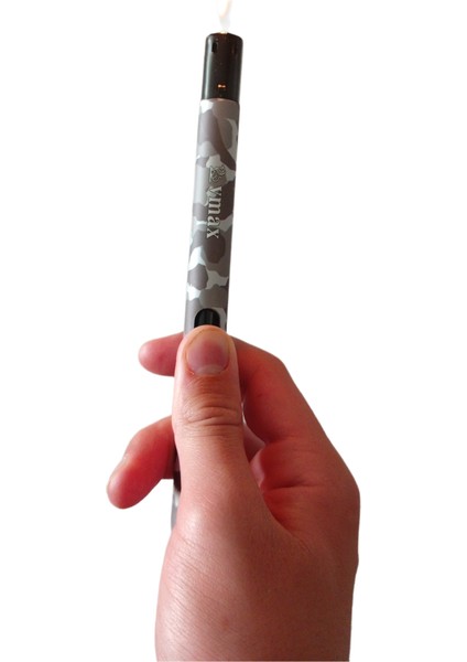 Kamuflaj Desenli Gri Renk 21 cm Manyetolu Gazlı Çakmak Kamp, Outdoor ve Doğa Aktiviteleri Için fiyatları