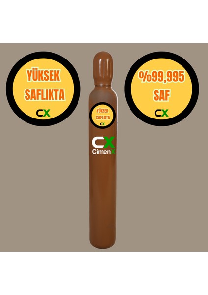 Yüksek Saflıkda Helyum Gazı 10 Lt (%99,995 Saf)