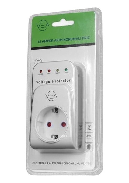 VE-25531 15A 3520W Akım Korumalı Priz Aşırı Yüksek Gerilim modelleri