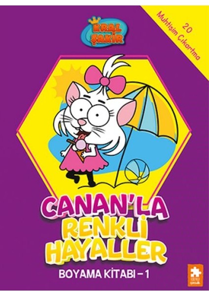 Kral Şakir Canan’la Renkli Hayaller Boyama Kitabı- 1