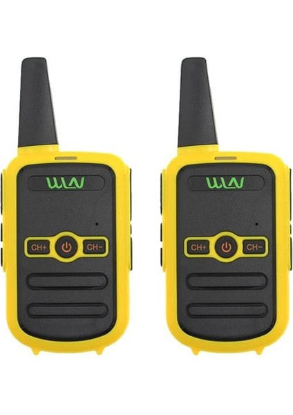 KD-C51 16 Kanal 3-5 Km Sarı Kasa Ikili Telsiz (Şarj Aleti Dahil)