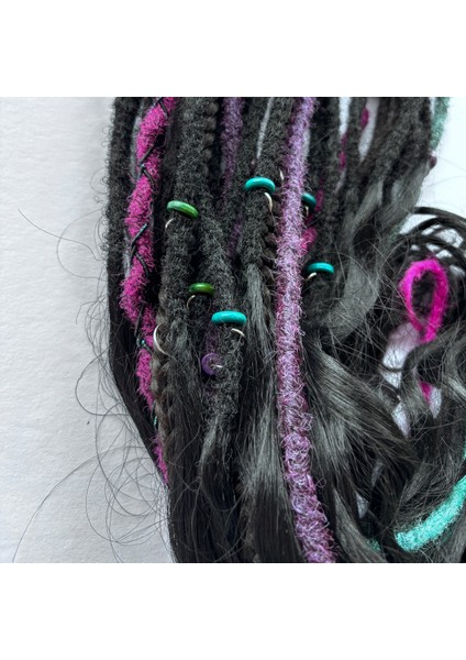 Craft Curls,night 32'li Afro Örgü, Buhar Rasta, Tığ Işi Rasta, Salaş Rasta Karışımlı Siyah ve Karışık Renkli Afro Toka fırsatları