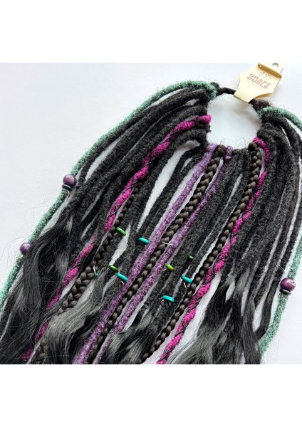 Craft Curls,night 32'li Afro Örgü, Buhar Rasta, Tığ Işi Rasta, Salaş Rasta Karışımlı Siyah ve Karışık Renkli Afro Toka indirimleri