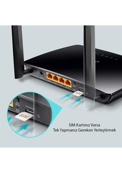 Archer MR400 AC1200 Mbps 4g/3g Lte Sım Destekli Yuvası Çift Bant 10/100 Port Kablosuz Router modelleri