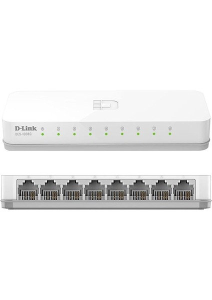 DES-1008C 10/100 Mbps 8 Port Ethernet Switch