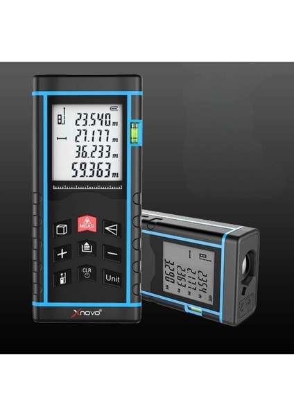 60 Metre Hassas Lazer Metre Ölçer LCD Dijital Ekran Su Terazili Lazerli Mesafe Ölçüm Cihazı ( Lisinya ) indirimleri