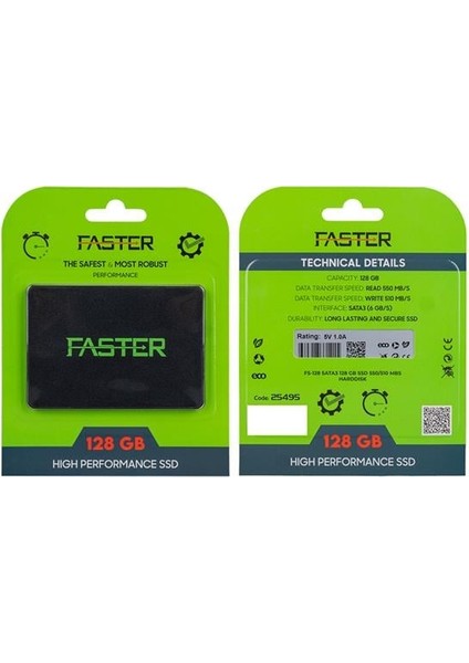 FS-128 Sata3 128 GB SSD 550/510 Mb/s Harddisk