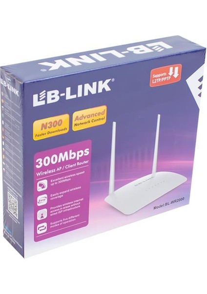 Lb-Link BL-WR2000 300 Mbps 2 Antenli Wireless N Router fırsatları