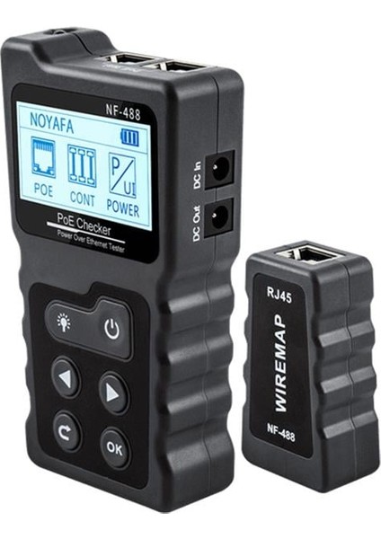 NF-488 Digital Ağ Kablosu Süreklilik - Poe Test Cihazı