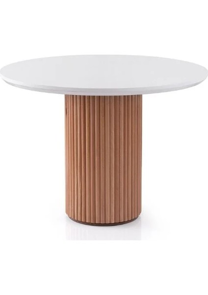 Bohem Yuvarlak Ahşap Masa 100X100 fiyatları