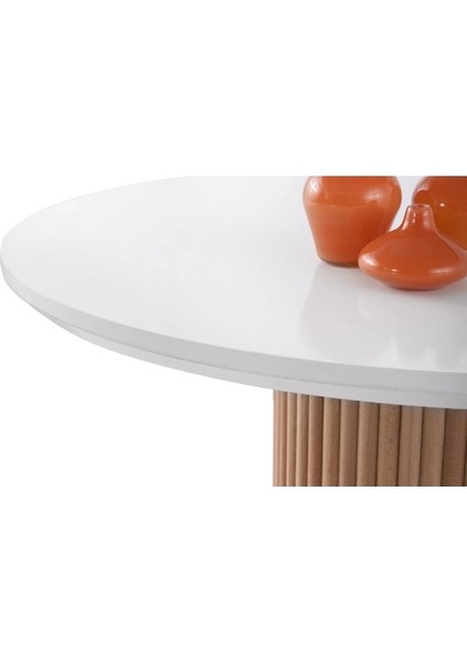 Bohem Yuvarlak Ahşap Masa 100X100 modelleri