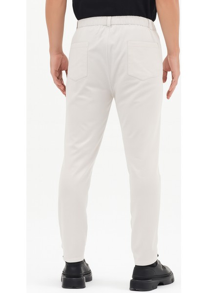 Erkek Streç Kumaş Relaxed Beli Lastikli Jogger Pantolon fırsatları
