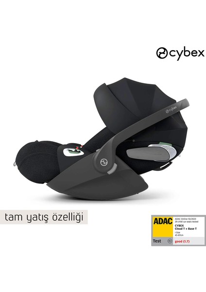 3 Lü Travel Sistem Indirimi Cybex Balios S Lux Moon Black + Cybex Cloud T Isize + Balios Adaptör