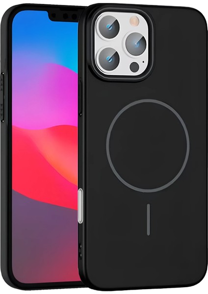 More-Tr Joko Iphone 16 Pro Max Broş Magsafe Kapak - Siyah