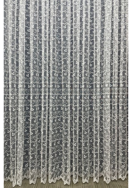 Eko 8049 Desenli 1'e 3 Sık Pileli Tül Perde indirimleri